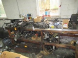 CONTENTS OF BENCH - ASSORTED AUTOMOTIVE PARTS