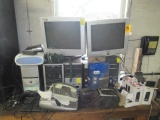 ASSORTED COMPUTERS & MONITORS