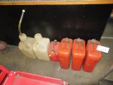 ASSORTED GAS CANS