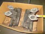 (2) VW CYLINDER HEADS W/INTAKE RUNNERS