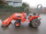 KUBOTA B1700 4X4 TRACTOR W/ FRONT LOADER