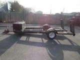 ASSEMBLED 6' X 12' UTILITY TRAILER W/ RAMPS & TOOL BOX