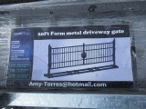 2021 GREATBEAR FARM METAL DRIVEWAY GATE (UNUSED)