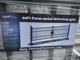 2021 GREATBEAR FARM METAL DRIVEWAY GATE (UNUSED)