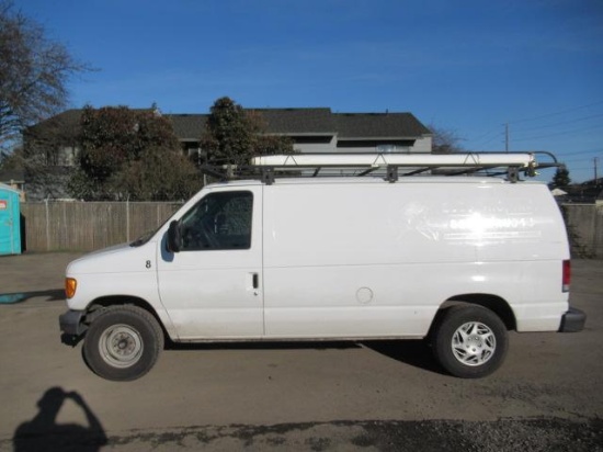 2007 FORD E250 SUPER DUTY CARGO VAN