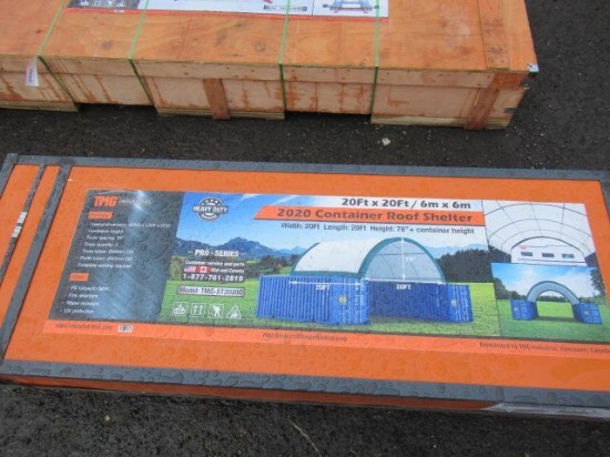 TMG-ST2020C 20' X 20' PE FABRIC CONTAINER SHELTER