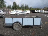 ASSEMBLED 4 1/2' X 10 1/2' UTILITY TRAILER