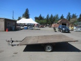 ASSEMBLED 8' X 12' TILT DECK TRAILER