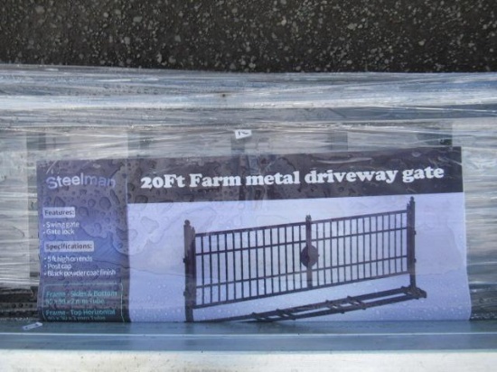 2021 GREATBEAR FARM METAL DRIVEWAY GATE