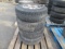 (4) KLEVER A/T LT245/75R16 TIRES ON 5-LUG WHEELS