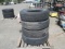 (4) ASSORTED 295/75R22.5 TIRES