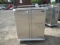 2 DOOR METAL FOOD STARGE CART