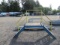 4' LONG 3' RAISED STEEL PLATFORM W/ HANDRAIL