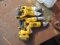 (4) DEWALT SWIVEL HEAD SHEARS W/ (2) BATTERIES