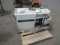 MILLER LEGEND CONSTANT CURRENT AC/DC WELDER/GENERATOR, ONAN 2 CYL GAS ENGINE W/ CART