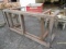 (2) APPROX 8' LONG STEEL FABRICATION WORKBENCHES