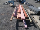 ASSORTED PALLET RACKING ARMS, & PALLET RACKING LEG UP RIGHT