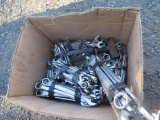 BOX OF ASSORTED COMBINATION WRENCHES