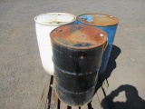 (3) 50 GALLON DRUMS FULL OF GASOLINE