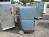 (2) CAMEERO FOOD STORAGE TRANSPORTERS ON CART W/ WHEELS