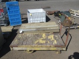 FLAT TOP WOOD CART