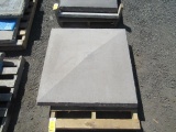 (1) 38 1/2'' X 38 1/2'' CONCRETE CAP