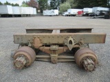 TRUCK FRAME SECTION W/ TANDEM DRIVE AXLES, 10 LUG W/ AIR BRAKES