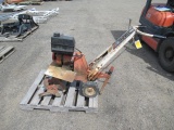 MOTGOMERY WARD 4-SPEED WALK BEHIND TILLER W/ 8HP ENGINE