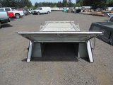 WHITE LEER TRUCKBED CANOPY W/ SIDE DOOR ACCESS