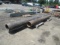 PALLET W/ (2) PIPES (1) 13' X 1' DIAMETER, & (1) 18' X 1' W/ END 1 1/2' FLARED OUT