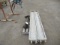 PALLET W (6) 8' X 1' METAL RAMPS & (1) OUTRIGGER