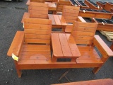 2 SEAT CEDAR BENCH