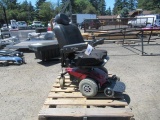 PALLET W/ JAZZY ELECTRIC WHEELCHAIR/MOBILITY SCOOTER W/ CHARGER