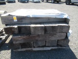 PALLET OF 5' X 1' X 8'' KILYM DRIED LANDSCAPING BEAMS