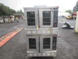 LANG SELECTRONIC 2, COMMERCIAL DOUBLE FULL SIZE, NATURAL GAS CONVECTION OVEN