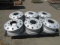 (6) ALCOA STUD-BUDD 8.25 X 22.5 WHEELS