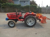 INTERNATIONAL HARVESTER 244 TRACTOR W/ MURATORI ROTOTILLER ATTACHMENT