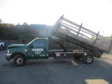 2003 FORD 550 STEEL DECK FLAT DUMP BED PICK UP