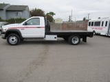 2008 DODGE RAM 4500 FLATBED UTILITY TRUCK