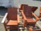 (2) CEDAR PATIO CHAIRS