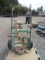 STEEL DRUM CART W/ TIE DOWN STRAP & PNEUMATIC TIRES (C/W CABLE TIRE CHAINS FOR DOLLY)