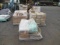 (7) PALLETS OF ASSORTED PACKAGING MATERIALS INCLUDING - BAGS, CONTAINERS, CLAMPS, CARDBOARD BOXES &