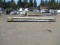 LOT W/ (4) ASSORTED SIZE & LENGTH GLULAM BEAMS, (2) 6'' X 6'' X 20' PRESSURE TREATED POSTS & (4)