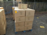 PALLET W/ (25) BOXES OF THERASIGMA LATCHABLE PLASTIC CARRYING CASES (20) PER BOX