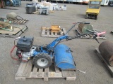 HARVESTER PLUS 730 GAS POWERED WALK BEHIND ROTOTILLER W/ VANGUARD 9 HP GAS ENGINE & (2) SPARE TIRES