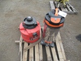 GENIE 16 GALLON WET/DRY SHOP VAC & POWER BLOWER (NO HOSE) & KUBOTA 12 GALLON WET/DRY SHOP VAC