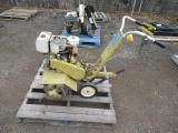 SEARS WALK BEHIND ROTO-SPADER W/ BRIGGS & STRATTON 8 HP GAS ENGINE, 14/28 SLUSHER TINES & POWER