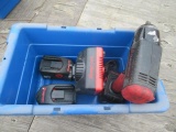 SNAP-ON CORDLESS 18 VOLT 1/2 IMPACT WRENCH W/ (3) BATTERIES & CHARGER