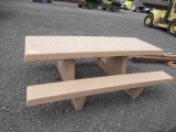 94'' CONCRETE PICNIC TABLE