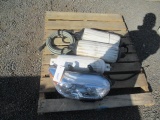 (3) BOAT BUMPERS, PRESSURE WASHER HOSE & VEHICLE HEADLIGHT